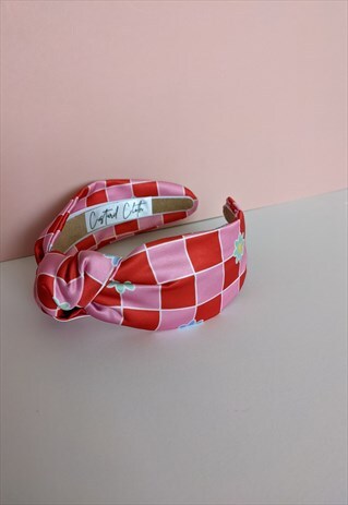 CHECKERBOARD COSMOS HEADBAND
