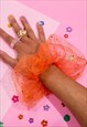 CALLY - HANDCRAFTED FESTIVAL GLITTERING PINK SCRUNCHY