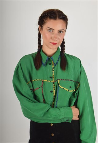 VINTAGE SILK SHIRT (986)