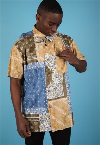 VINTAGE PATTERNED SHIRT NS4