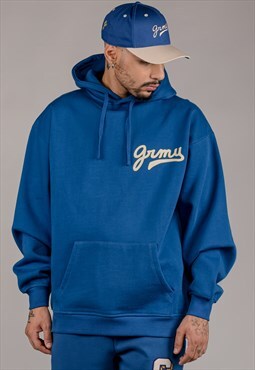 Grimey "HIVE HEAVYWEIGHT" Hoodie sweater in Blue