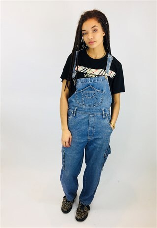 VINTAGE DENIM DUNGAREES