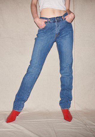 00S JENNY FROM THE BLOCK CALVIN KLEIN BLUE JEANS