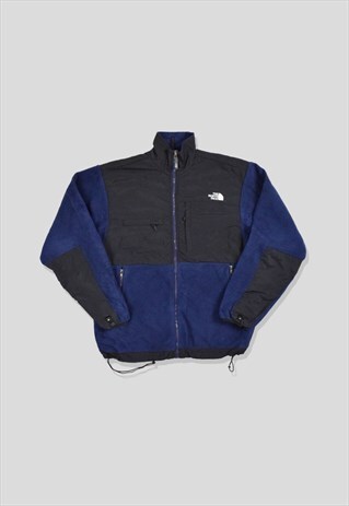 VINTAGE THE NORTH FACE DENALI FLEECE IN NAVY BLUE & BLACK