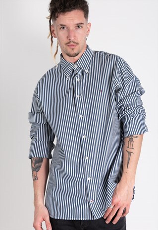 VINTAGE 80S TOMMY HILFIGER CLASSIC SHIRT / S2203