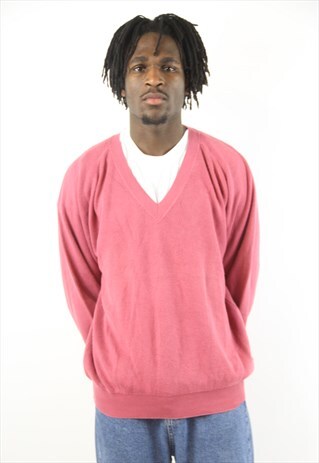 VINTAGE ARMANI SOFT PINK KNIT JUMPER