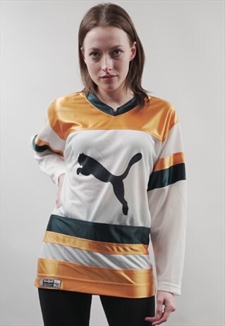 VINTAGE 90'S PUMA MESH LONG SLEEVE T-SHIRT