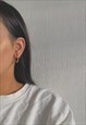 GOLD SNAKE CUFF HOOP CLIMBER EARRINGS