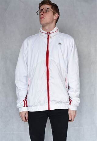 VINTAGE ADIDAS WATERPROOF JACKET SIZE L