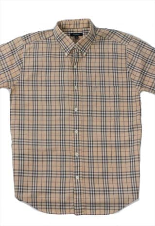 burberry nova check short sleeve shirt