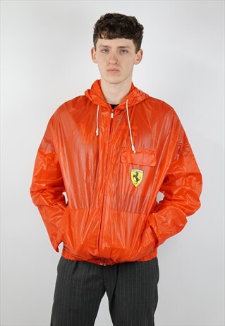 VINTAGE FERRARI RAIN JACKET