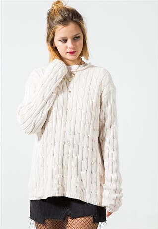 VINTAGE POLO RALPH LAUREN KNIT JUMPER / S373