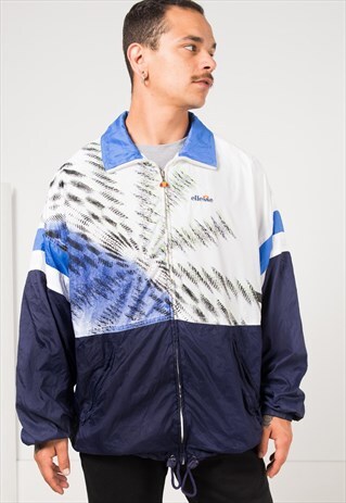 VINTAGE 80S ELLESSE SHELL SPORT JACKET / S1028