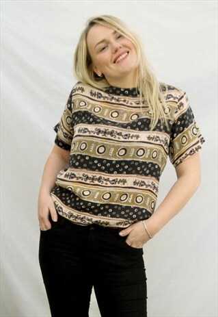 SILK PATTERNED DRESS