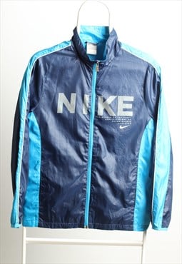 Vintage Nike Sportswear Shell Jacket Logo Navy Blue