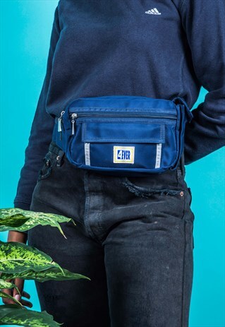 VINTAGE 1990S BUMBAG IN NAVY BLUE