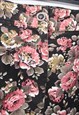 VINTAGE FLORAL COLORFUL HIGH RISE MOM JEANS XL