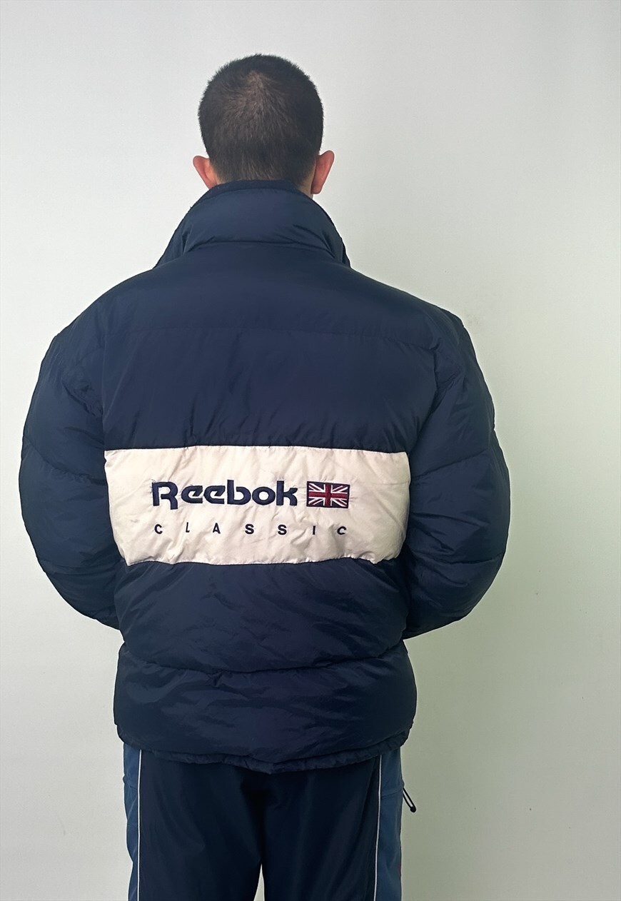 Reebok puffer jacket on sale mens