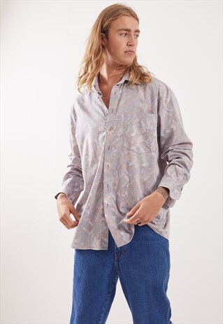 VINTAGE PATTERNED FESTIVAL LONG SLEEVE SHIRT