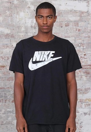 VINTAGE NIKE LOGO T-SHIRT BLACK