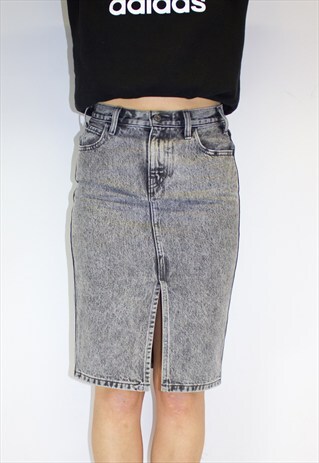 VINTAGE LEVIS HIGH WAIST DENIM PENCIL SKIRT