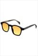 Cool Sunglasses in Black frame with Havanna Brown lens