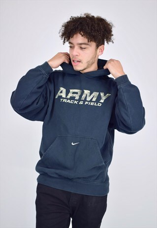 VINTAGE 90'S NAVY NIKE HOODIE