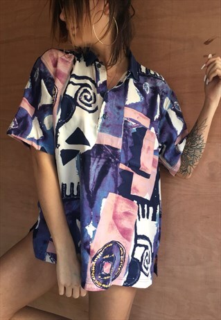 OVERSIZED RETRO 90S 80S VINTAGE UNISEX FESTIVAL SHIRT