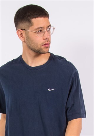 NIKE NAVY BLUE T-SHIRT CREW NECK T SHIRT