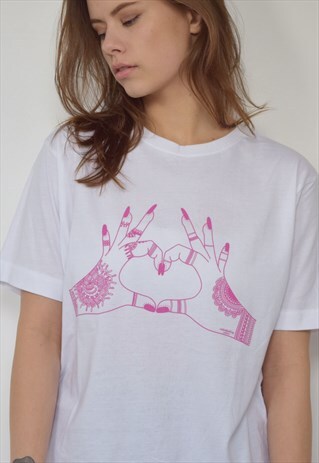 TSHIRT 'HENNA HEART'