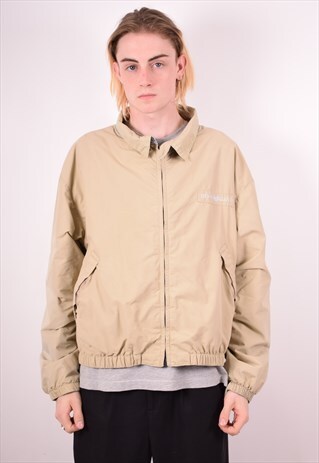 HENRI LLOYD MENS VINTAGE JACKET LARGE BEIGE 90S