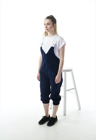 NAVY WARM OVERALL / LONG CORD OVERALLS