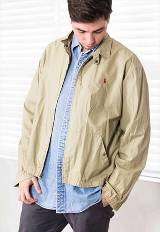 VINTAGE RALPH LAUREN WINDBREAKER JACKET LOGO 90S X 11.9