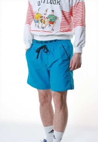 90S VINTAGE DIESEL BEACHWEAR SPORTS SHORTS SUMMER 13340