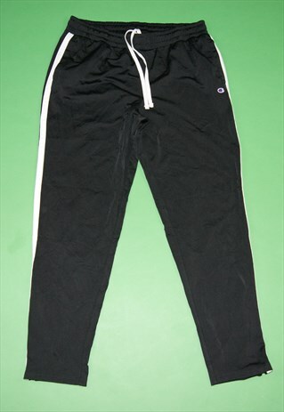 black champion tracksuit bottoms