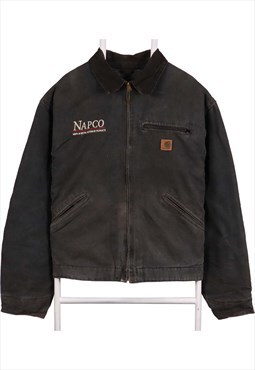 Vintage 90's Carhartt Workwear Jacket Denali Jacket Black