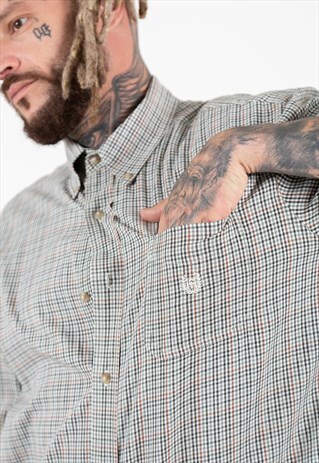 VINTAGE 80S CHAPS WINTER SHIRT BY POLO RALPH LAUREN / S7977