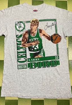 Vintage 90s NBA Larry Bird 33 Boston Celtics T-Shirt fits M