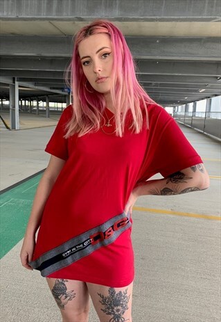 VINTAGE DOLCE & GABBANA D&G RED T SHIRT DRESS