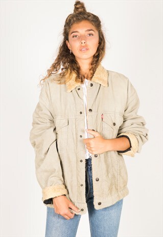 VINTAGE 80S LEVIS WINTER SHEEPSKIN JACKET / R1241C808