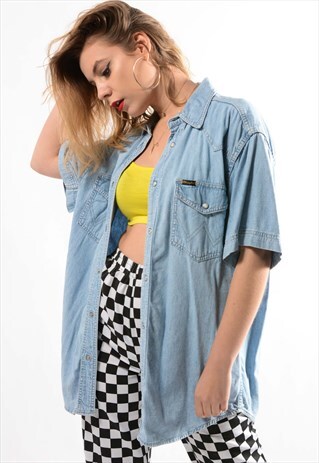 WRANGLER VINTAGE WESTERN DENIM SHIRT