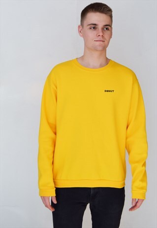 YELLOW DONUT SWEATSHIRT