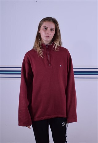 RED CHAMPION SWEATSHIRT
