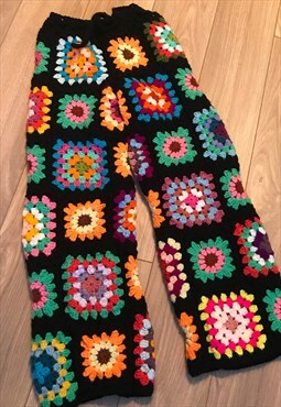 Crochet patchwork set