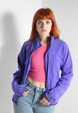 Vintage Adidas Fleece Jacket Purple