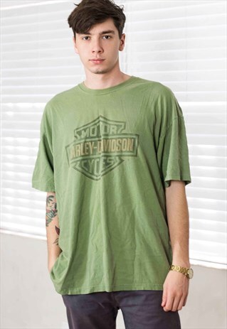 VINTAGE HARLEY DAVIDSON T-SHIRT LOGO 90S XXL 9.9