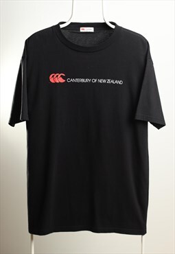 Canterbury Vintage Crewneck Script T-shirt Black