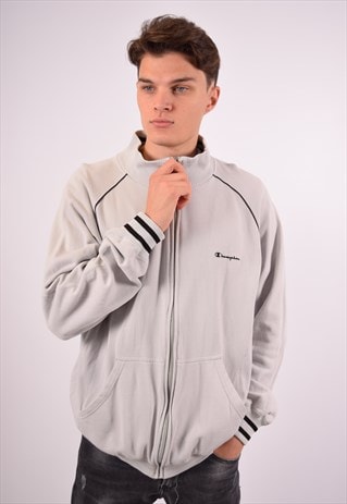 champion tracksuit grey