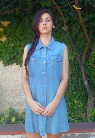 VINTAGE DENIM DRESS