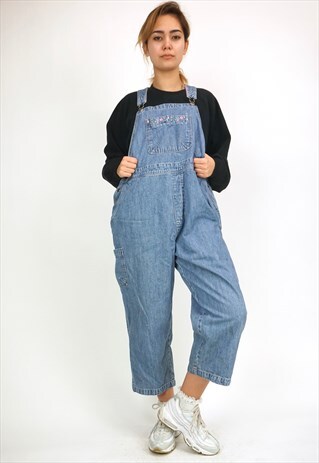 VINTAGE 90'S DENIM DUNGAREES